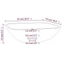 Lavabo de vidrio dorado 42x42x14 cm de vidaXL, Lavabos - Ref: Foro24-345260, Precio: 44,70 €, Descuento: %