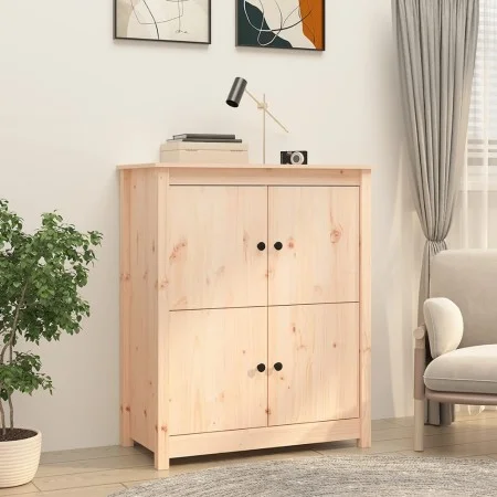 Aparador de madera maciza de pino 83x41,5x100 cm de vidaXL, Aparadores - Ref: Foro24-821507, Precio: 119,14 €, Descuento: %