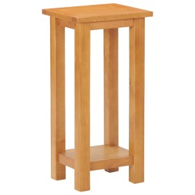 Mesa auxiliar de madera maciza de roble 27x24x55 cm en Mesas auxiliares | Comprar online en Foru.es