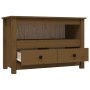Mueble de TV madera maciza de pino marrón miel 79x35x52 cm de vidaXL, Muebles TV - Ref: Foro24-821500, Precio: 90,88 €, Descu...