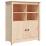 Aparador de madera maciza de pino 83x41,5x100 cm de vidaXL, Aparadores - Ref: Foro24-821512, Precio: 113,98 €, Descuento: %
