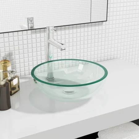 Transparent tempered glass sink 35x12 cm by vidaXL, Sinks - Ref: Foro24-345234, Price: 48,00 €, Discount: %