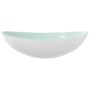 Lavabo de vidrio templado blanco 54,5x35x15,5 cm de vidaXL, Lavabos - Ref: Foro24-345256, Precio: 63,19 €, Descuento: %