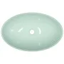 Weißes Waschbecken aus gehärtetem Glas, 54,5 x 35 x 15,5 cm von vidaXL, Sinkt - Ref: Foro24-345256, Preis: 61,94 €, Rabatt: %