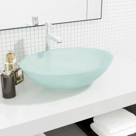 Lavabo de vidrio esmerilado 50x37x14 cm de vidaXL, Lavabos - Ref: Foro24-345243, Precio: 66,65 €, Descuento: %