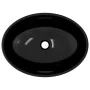Lavabo de vidrio negro 50x37x14 cm de vidaXL, Lavabos - Ref: Foro24-345249, Precio: 64,77 €, Descuento: %