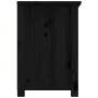 Mueble de TV de madera maciza de pino negro 79x35x52 cm de vidaXL, Muebles TV - Ref: Foro24-821501, Precio: 91,22 €, Descuent...