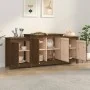 Aparador de madera maciza de pino marrón miel 164x37x68 cm de vidaXL, Aparadores - Ref: Foro24-821495, Precio: 204,43 €, Desc...