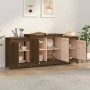 Aparador de madera maciza de pino marrón miel 164x37x68 cm de vidaXL, Aparadores - Ref: Foro24-821495, Precio: 207,08 €, Desc...