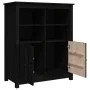 Aparador de madera maciza de pino negro 83x41,5x100 cm de vidaXL, Aparadores - Ref: Foro24-821516, Precio: 133,09 €, Descuent...