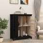Aparador de madera maciza de pino negro 83x41,5x100 cm de vidaXL, Aparadores - Ref: Foro24-821511, Precio: 137,69 €, Descuent...