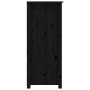 Aparador de madera maciza de pino negro 83x41,5x100 cm de vidaXL, Aparadores - Ref: Foro24-821511, Precio: 137,69 €, Descuent...