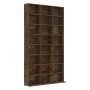 Estantería de CD contrachapada roble ahumado 102x23x177,5 cm de vidaXL, Almacenamiento para CD y DVD - Ref: Foro24-815090, Pr...