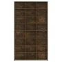 Smoked oak plywood CD shelf 102x23x177.5 cm by vidaXL, CD and DVD storage - Ref: Foro24-815090, Price: 103,99 €, Discount: %