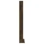 Smoked oak plywood CD shelf 102x23x177.5 cm by vidaXL, CD and DVD storage - Ref: Foro24-815090, Price: 103,99 €, Discount: %