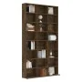 Smoked oak plywood CD shelf 102x23x177.5 cm by vidaXL, CD and DVD storage - Ref: Foro24-815090, Price: 103,99 €, Discount: %
