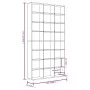 Smoked oak plywood CD shelf 102x23x177.5 cm by vidaXL, CD and DVD storage - Ref: Foro24-815090, Price: 103,99 €, Discount: %
