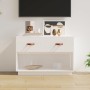 Mueble para TV madera maciza de pino blanco 90x40x60 cm de vidaXL, Muebles TV - Ref: Foro24-821523, Precio: 97,88 €, Descuent...
