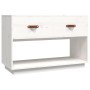 Mueble para TV madera maciza de pino blanco 90x40x60 cm de vidaXL, Muebles TV - Ref: Foro24-821523, Precio: 97,88 €, Descuent...