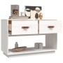 Mueble para TV madera maciza de pino blanco 90x40x60 cm de vidaXL, Muebles TV - Ref: Foro24-821523, Precio: 97,88 €, Descuent...