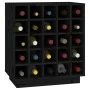 Botellero de madera maciza de pino negro 55,5x34x61 cm de vidaXL, Armarios para vino y licores - Ref: Foro24-821531, Precio: ...