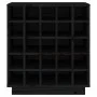 Botellero de madera maciza de pino negro 55,5x34x61 cm de vidaXL, Armarios para vino y licores - Ref: Foro24-821531, Precio: ...