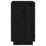 Botellero de madera maciza de pino negro 55,5x34x61 cm de vidaXL, Armarios para vino y licores - Ref: Foro24-821531, Precio: ...