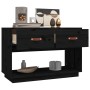 Mueble de TV madera maciza de pino negro 90x40x60 cm de vidaXL, Muebles TV - Ref: Foro24-821526, Precio: 97,79 €, Descuento: %