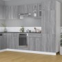 Armario colgante vidrio madera gris Sonoma 60x31x60 cm de vidaXL, Armarios de cocina - Ref: Foro24-815121, Precio: 52,70 €, D...