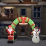 Arco de Navidad inflable Papá Noel y muñeco de nieve LED 223 cm en Decoración Festiva y Estacional | Comprar online en Foru.es
