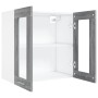 Armario colgante vidrio madera gris Sonoma 60x31x60 cm de vidaXL, Armarios de cocina - Ref: Foro24-815121, Precio: 52,70 €, D...