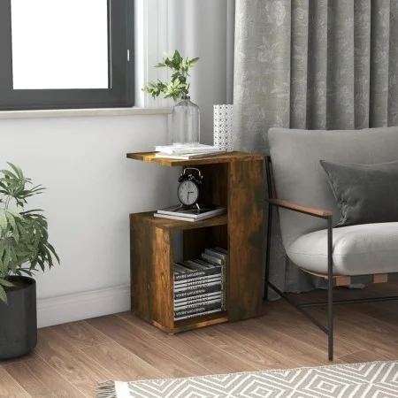 Smoked oak plywood side table 36x30x56 cm by vidaXL, Side tables - Ref: Foro24-815189, Price: 27,59 €, Discount: %