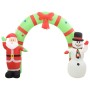 Arco de Navidad inflable Papá Noel y muñeco de nieve LED 223 cm en Decoración Festiva y Estacional | Comprar online en Foru.es