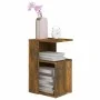 Smoked oak plywood side table 36x30x56 cm by vidaXL, Side tables - Ref: Foro24-815189, Price: 27,59 €, Discount: %
