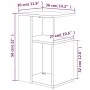 Smoked oak plywood side table 36x30x56 cm by vidaXL, Side tables - Ref: Foro24-815189, Price: 27,59 €, Discount: %