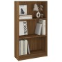 Estantería de madera contrachapada roble marrón 60x24x109cm de vidaXL, Librerías y estanterías - Ref: Foro24-815089, Precio: ...