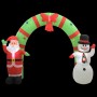 Arco de Navidad inflable Papá Noel y muñeco de nieve LED 223 cm en Decoración Festiva y Estacional | Comprar online en Foru.es