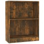 Estantería madera de ingeniería roble ahumado 60x24x76 cm de vidaXL, Librerías y estanterías - Ref: Foro24-815084, Precio: 32...