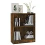 Estantería madera de ingeniería roble ahumado 60x24x76 cm de vidaXL, Librerías y estanterías - Ref: Foro24-815084, Precio: 32...