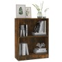 Estantería madera de ingeniería roble ahumado 60x24x76 cm de vidaXL, Librerías y estanterías - Ref: Foro24-815084, Precio: 32...