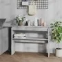 Gray Sonoma plywood console table 102x30x80 cm by vidaXL, Side tables - Ref: Foro24-815220, Price: 44,13 €, Discount: %
