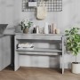 Mesa consola madera contrachapada gris Sonoma 102x30x80 cm de vidaXL, Mesas auxiliares - Ref: Foro24-815220, Precio: 44,78 €,...