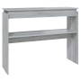 Mesa consola madera contrachapada gris Sonoma 102x30x80 cm de vidaXL, Mesas auxiliares - Ref: Foro24-815220, Precio: 44,78 €,...