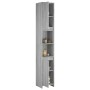 Armario de baño madera contrachapada gris Sonoma 30x30x183,5 cm de vidaXL, Muebles de baño - Ref: Foro24-815109, Precio: 75,0...
