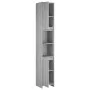 Armario de baño madera contrachapada gris Sonoma 30x30x183,5 cm de vidaXL, Muebles de baño - Ref: Foro24-815109, Precio: 74,1...