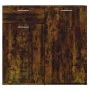 Smoked oak plywood sideboard 80x36x75 cm by vidaXL, Sideboards - Ref: Foro24-815489, Price: 67,80 €, Discount: %