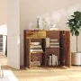 Smoked oak plywood sideboard 80x36x75 cm by vidaXL, Sideboards - Ref: Foro24-815489, Price: 67,80 €, Discount: %