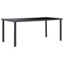 Juego de comedor 7 piezas piel de ante artificial gris de vidaXL, muebles para cocinas y comedores - Ref: Foro24-3053126, Pre...