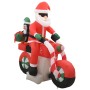 Papá Noel inflable navideño en moto LED IP44 160 cm en Decoración Festiva y Estacional | Comprar online en Foru.es