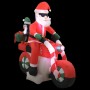 Papá Noel inflable navideño en moto LED IP44 160 cm en Decoración Festiva y Estacional | Comprar online en Foru.es